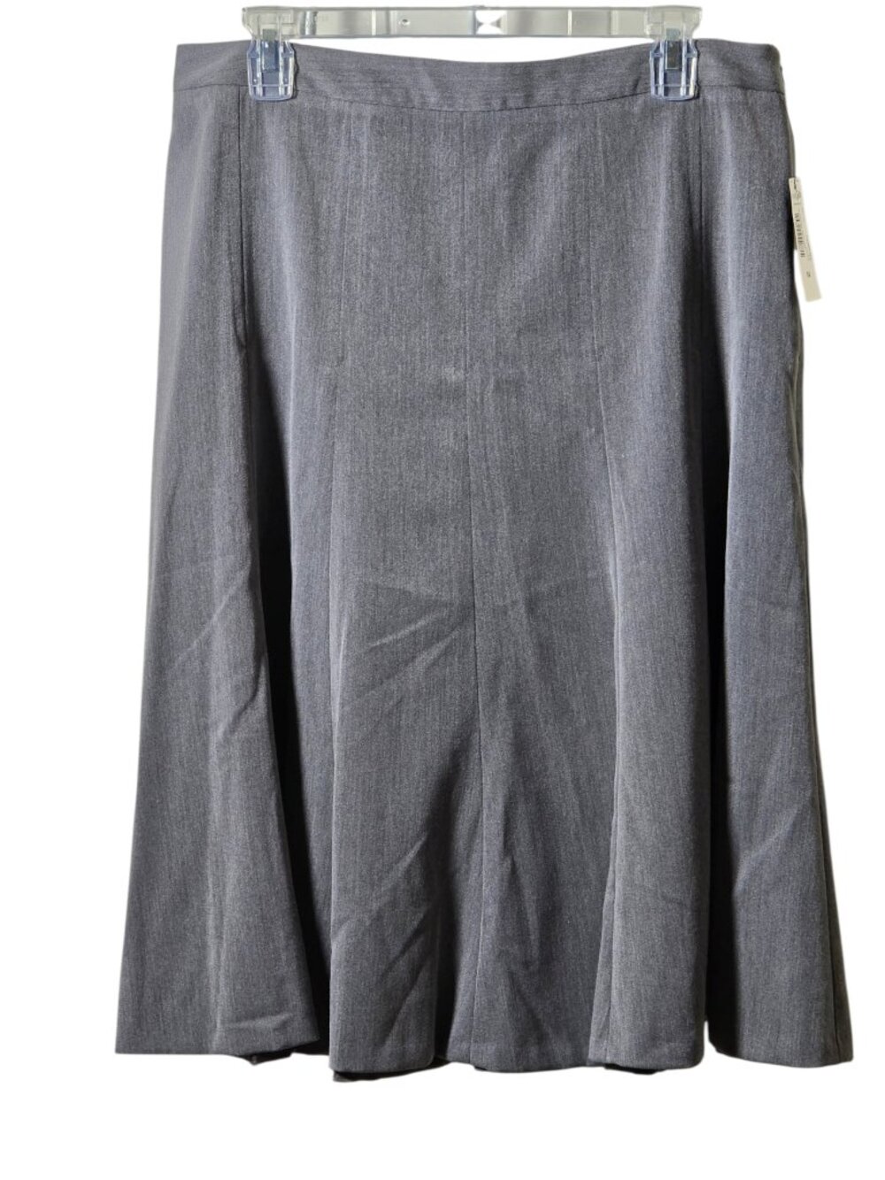 Gray A-Line Skirt Knee Length Work Office Career Skirt NWT Size 14